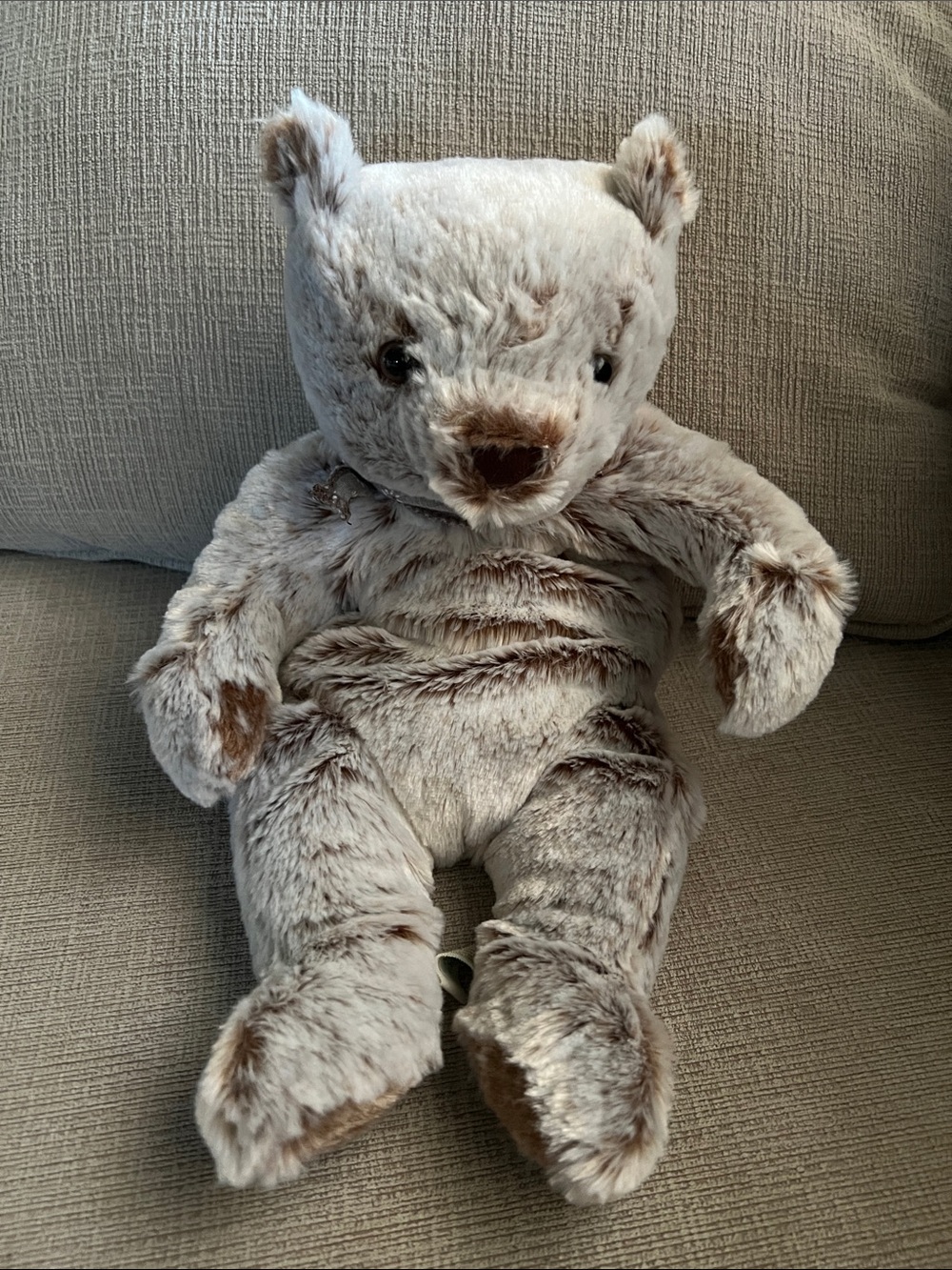 Maileg Mellow Grey and Brown Plush Bear 16”